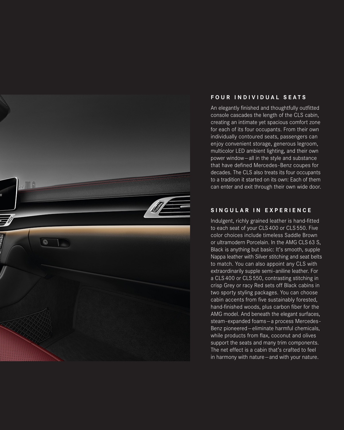 2016 Mercedes-Benz CLS-Class Brochure Page 5